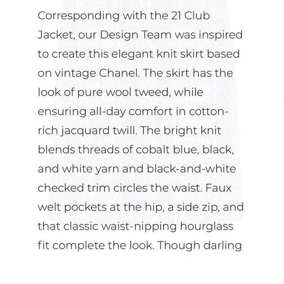 Cabi Club skirt size 8 - Picture 3 of 4